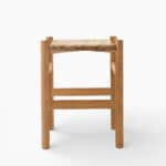 CH53 Footstool - Oak Lacquer (2) CH53 Footstool - Oak Lacquer (2)