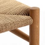 CH53 Footstool - Oak Lacquer (4) CH53 Footstool - Oak Lacquer (4)