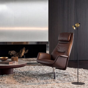 Downtown Lounge Armchair - Dark Brown (11)