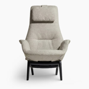 Downtown Lounge Armchair - White Bouclé (1)
