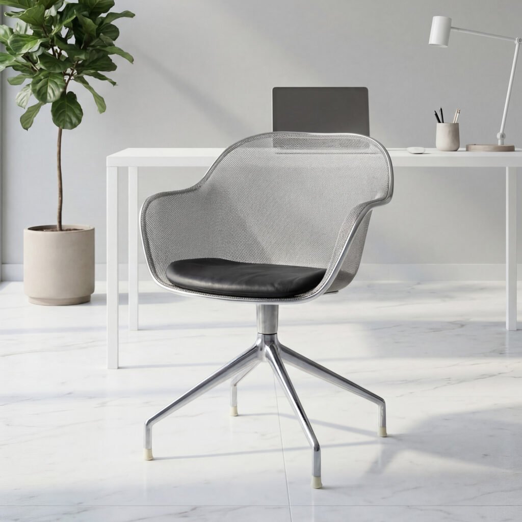 Iuta Swivel Chair Black 1