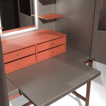 Kings Cross Vanity Tables in Walnut Wood 4 Kings Cross Vanity Tables in Walnut Wood 4