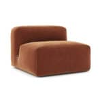 Le Mura Armlress - Rust Chenille (2) Le Mura Armlress - Rust Chenille (2)