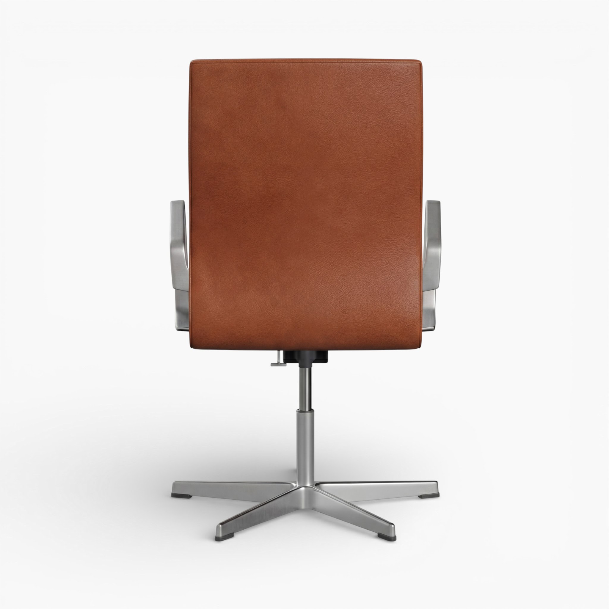 Oxford Chair Brown Leather wbg 5