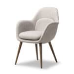 Swoon Dining Armchair Wood base 2 Swoon Dining Armchair Wood base 2