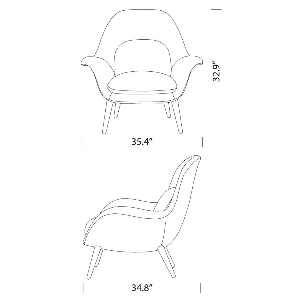 Swoon Lounge Dimensions