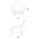 Swoon Lounge Dimensions