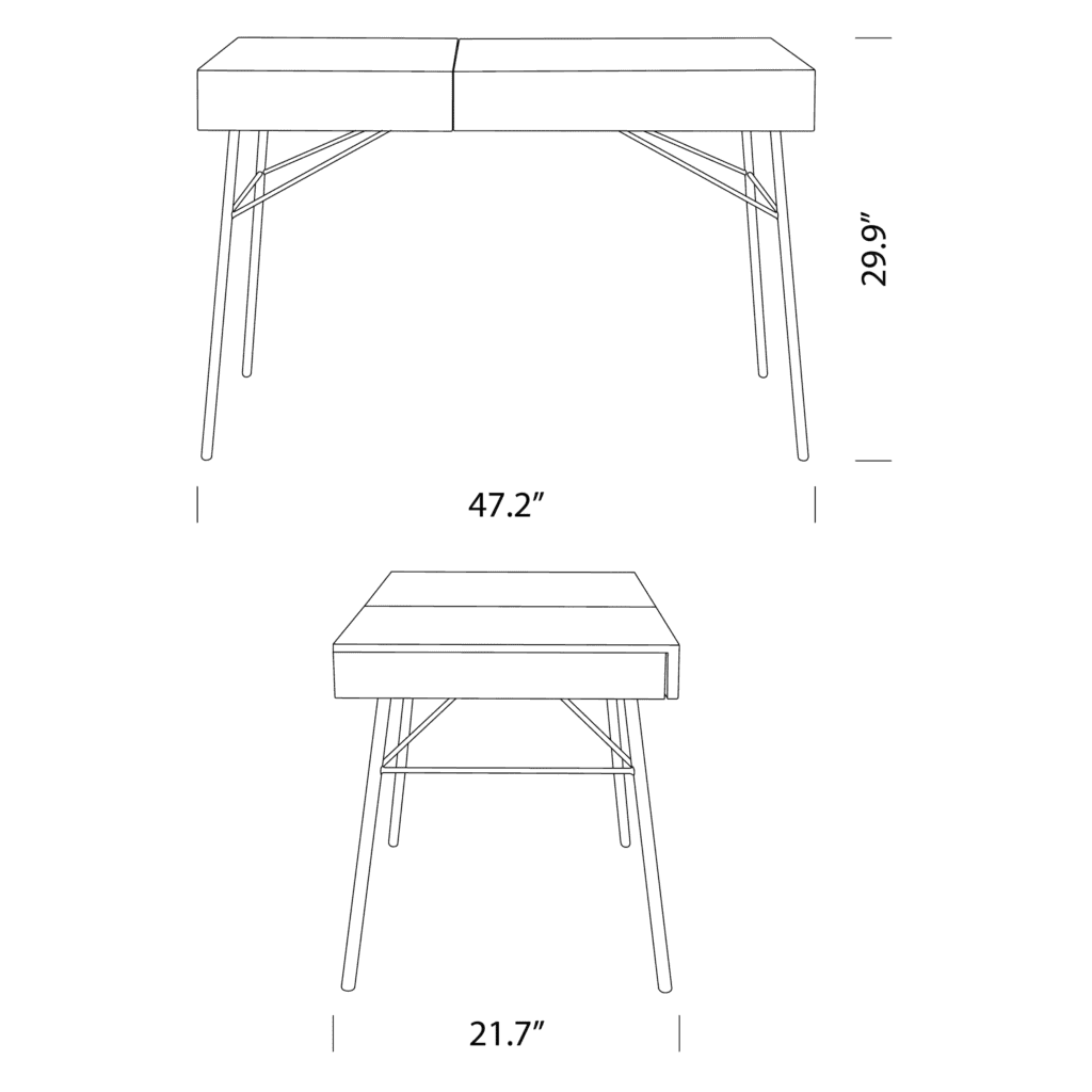 The Juliette Dressing Table Dimensions