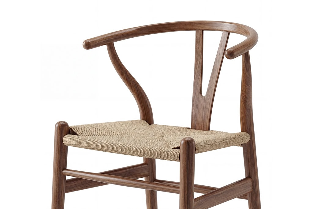 Wishbone Barstool Detail 1