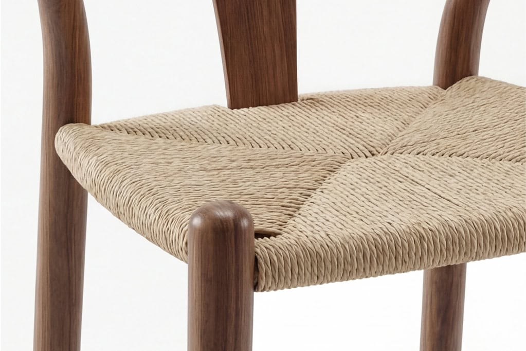 Wishbone Barstool Detail 2