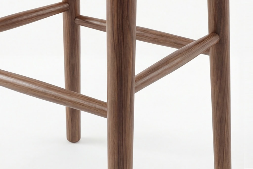 Wishbone Barstool Detail 4