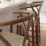 Wishbone Barstool Walnut 6