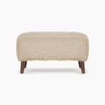 Yeti Sheepskin Ottoman - Almond Long Hair (1) Yeti Sheepskin Ottoman - Almond Long Hair (1) - Yeti Sheepskin