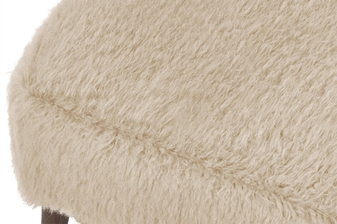 Yeti Sheepskin Ottoman - Feature A