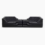 DS 1025 Terrazza Sofa - Black Aniline Leather (1)