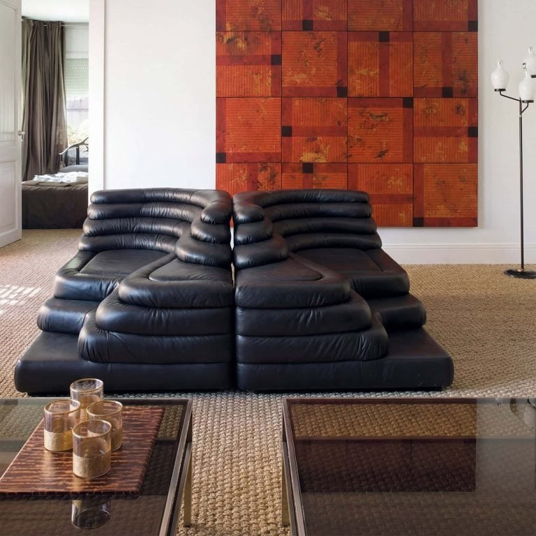 DS 1025 Terrazza Sofa - Black Aniline Leather (11)