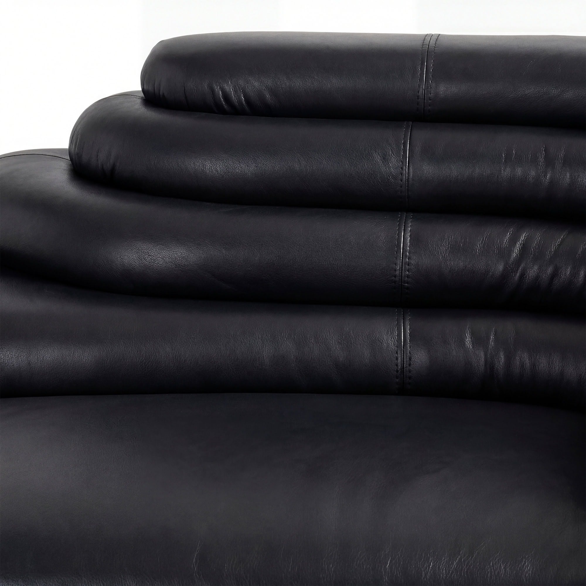 DS 1025 Terrazza Sofa - Black Aniline Leather (7)