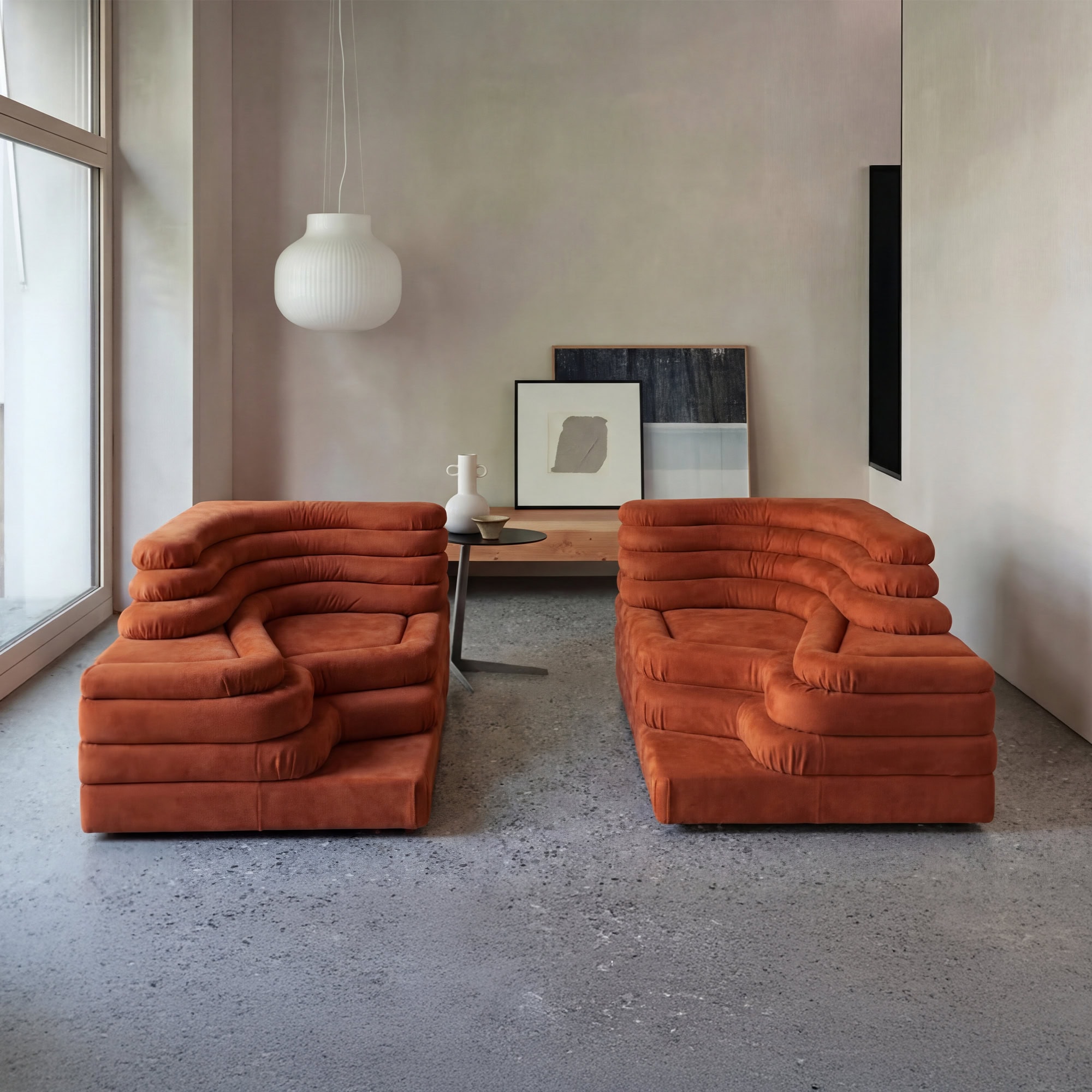 DS 1025 Terrazza Sofa - Burnt Orange Suede (11)