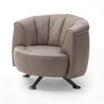 DS 164 Slide Armchair - Aniline Light Taupe Leather (2)