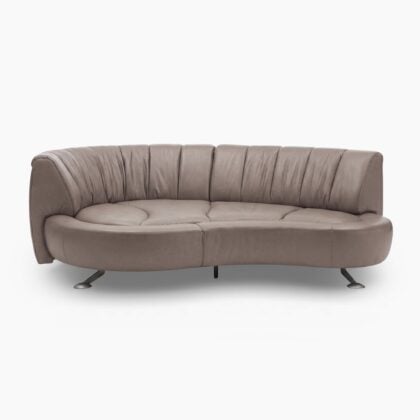 DS 164 Slide Sofa - Aniline Light Taupe Leather (1)