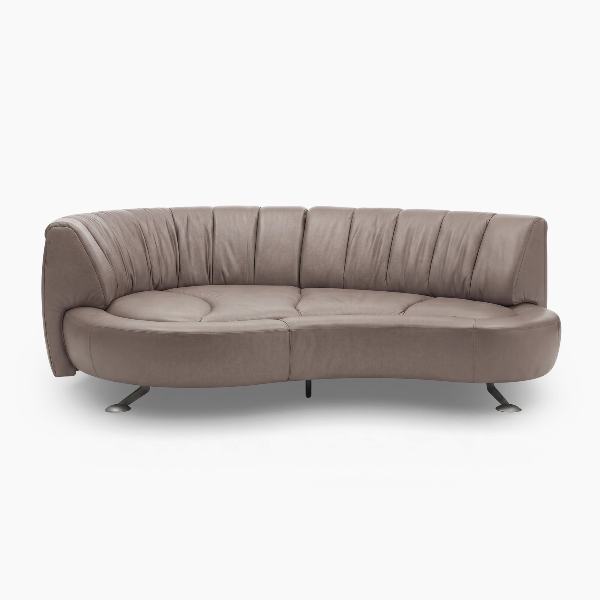 DS 164 Slide Sofa - Aniline Light Taupe Leather (1)