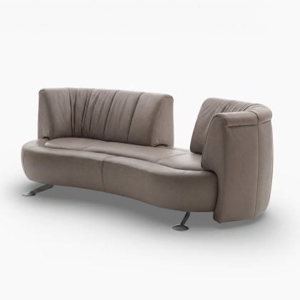 DS 164 Slide Sofa - Aniline Light Taupe Leather (2)
