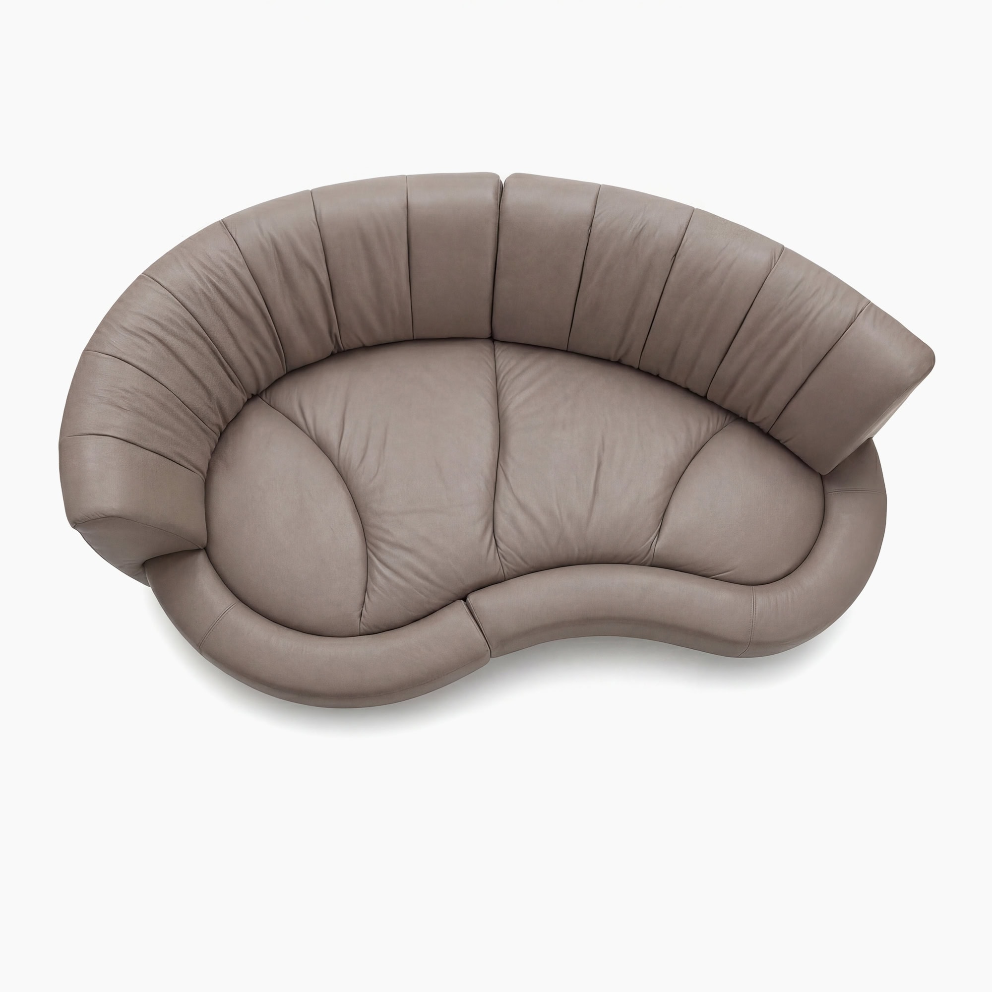 DS 164 Slide Sofa - Aniline Light Taupe Leather (5)