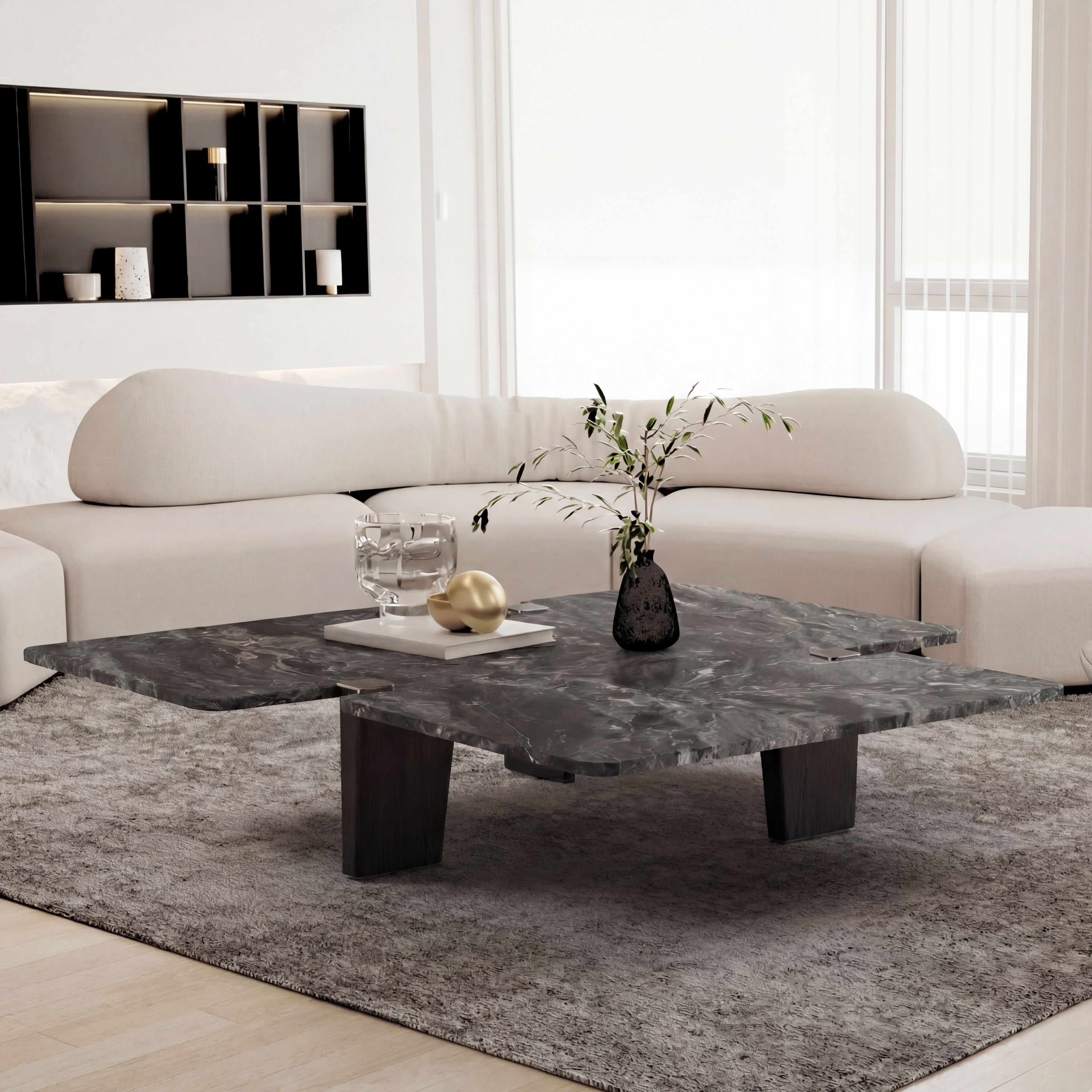 Jacob Marble Top Coffee Table 11 - Jacob Marble Top Coffee Table