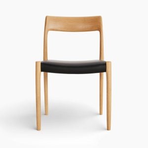 Moller Model 77 Side Chair Oak 1