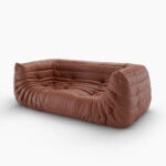 Togo Fireside Sofa - Brown (2) Togo Fireside Sofa - Brown (2) - Ducaroy Sofa Leather, Ducaroy Sofa, Togo Sofa