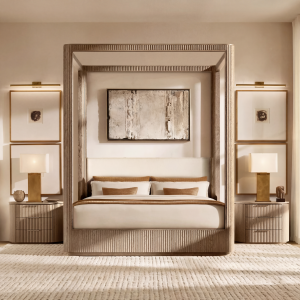 Byron Fabric Canopy Bed 9