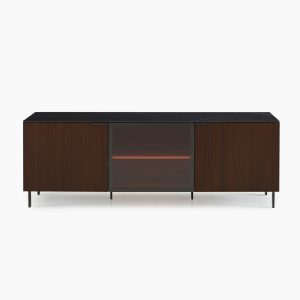 Selvans Sideboard 3 Doors with glass door 1