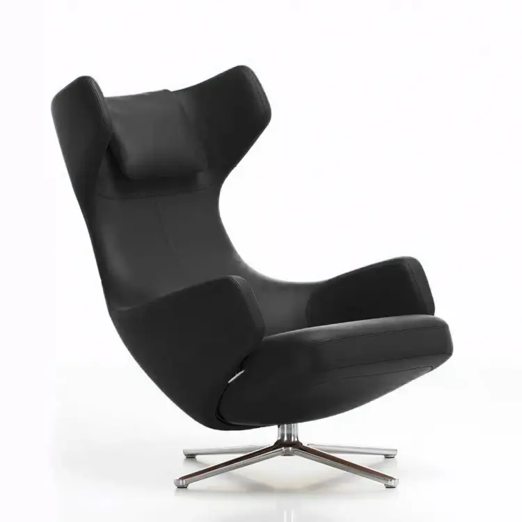 BradfordChair Black 2 - Grand Repos Lounge Chair