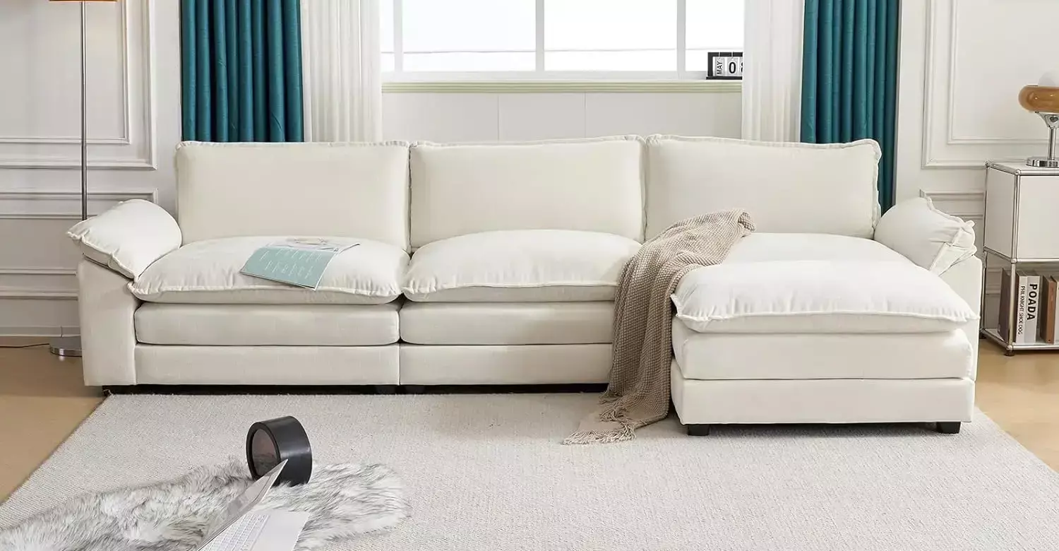 CloudSofa-WhiteChenille_Display 1