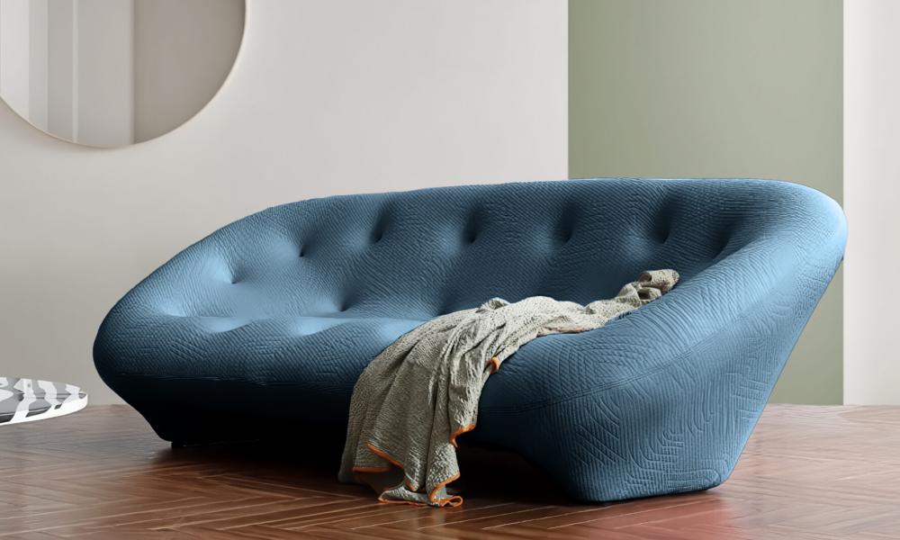 Ploum Sofa Loveseat (Blue)