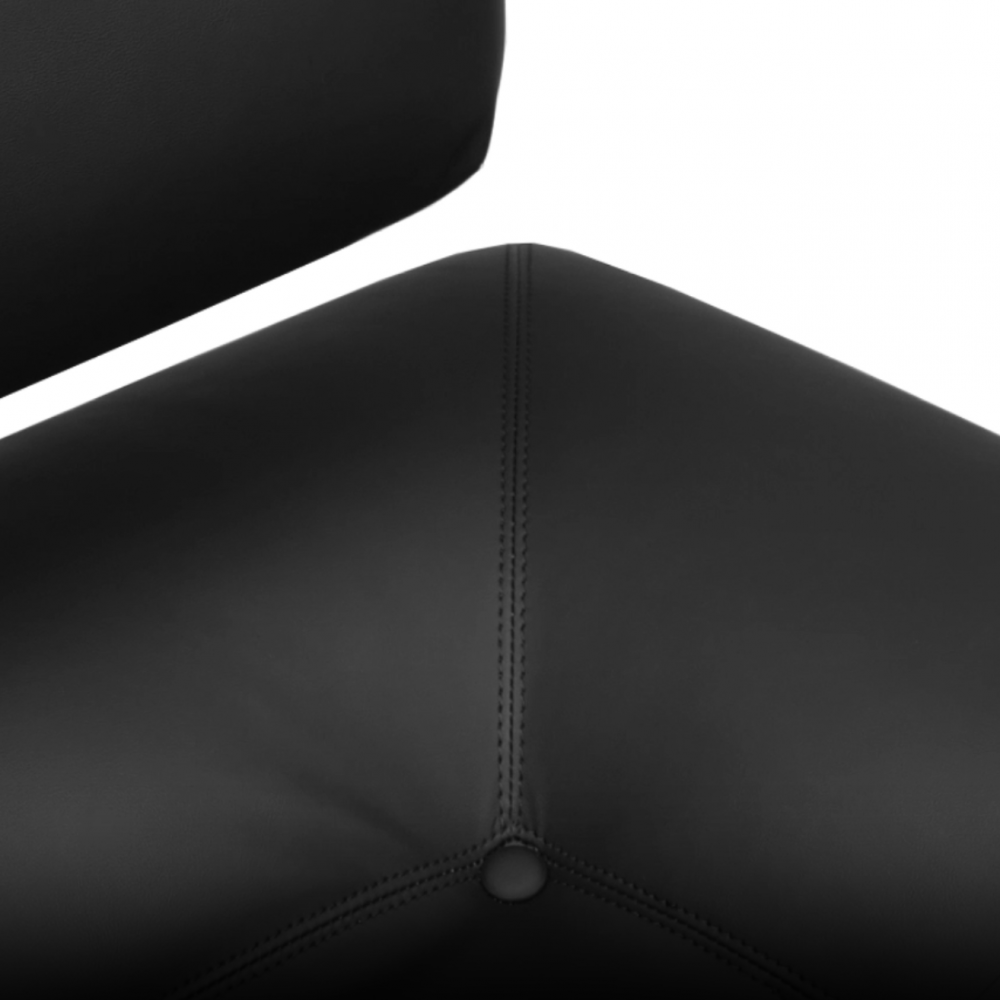 alta lounge chair leather stitching