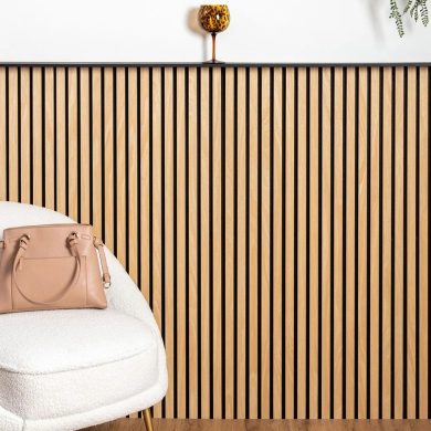 wood slats decorative wall panel