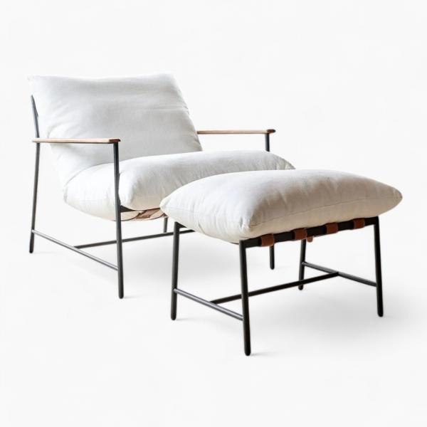 Vail-Lounge-Chair-With-Stool-Replica-0