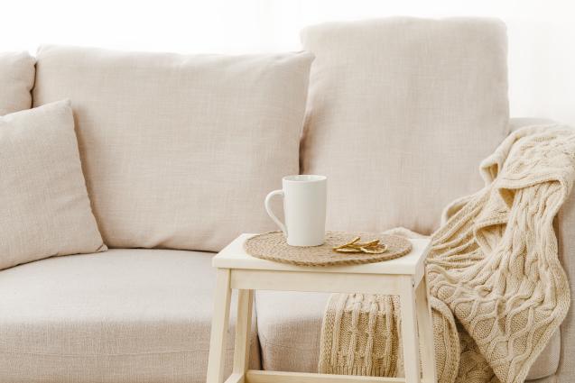 beige couch living room