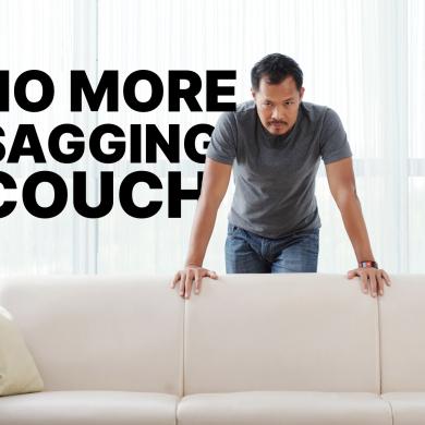 how to fix sagging couch