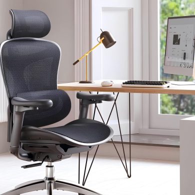 office chair with headrest