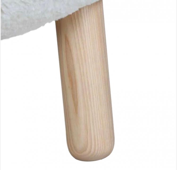solid wood legs pelican chair