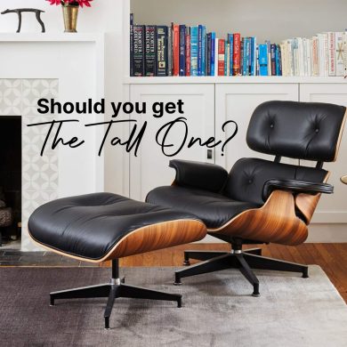 eames lounge chair and ottoman vs premier tall version