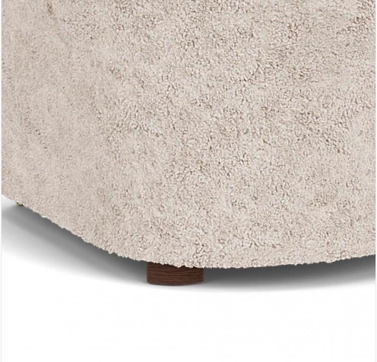 tired man sofa wooden legs
