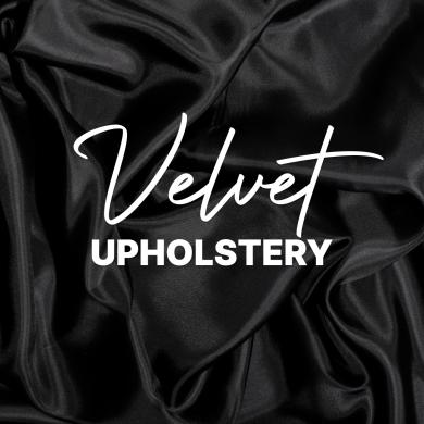 velvet upholstery