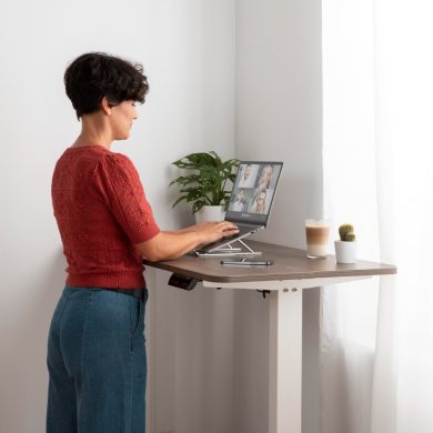 ideal standing desk height