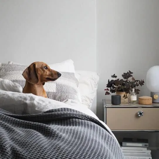 Display Handa Bedside Table Milk Coffee 15 - Haller P2 Bedside Table