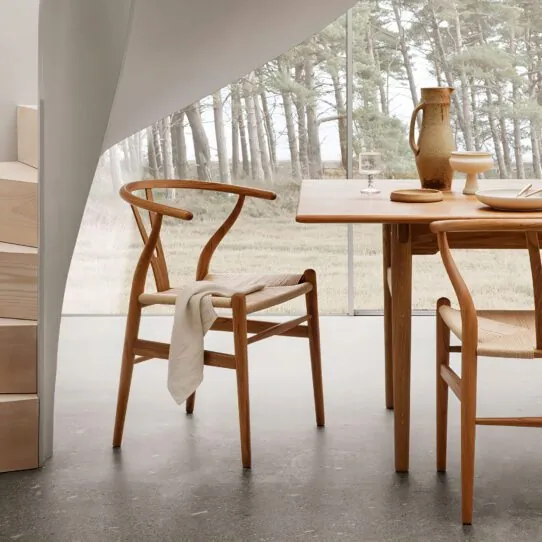 CH24 Replica Brown 2 scaled - CH24,  Hans J. Wegner