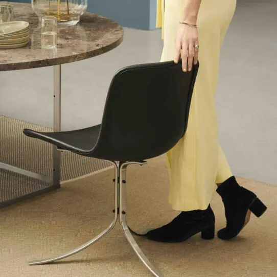 PK9 Chair Black 2 - PK9 Chair Replica,  ergonomic,  Italian top-grain leather