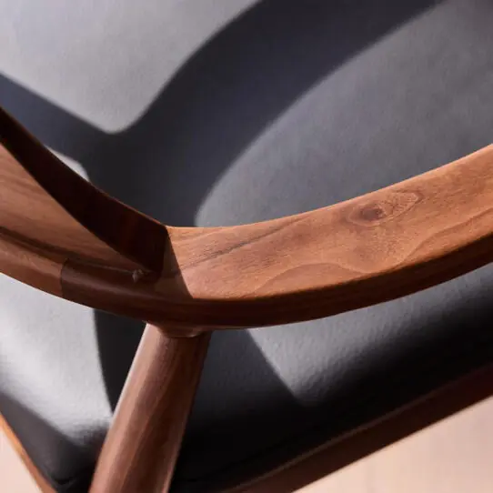 Hiroshima Armchair Walnut 2 - Hiroshima Armchair